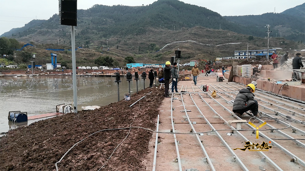 達州蓮花湖《圣蓮華彩》水舞光影秀(圖9)