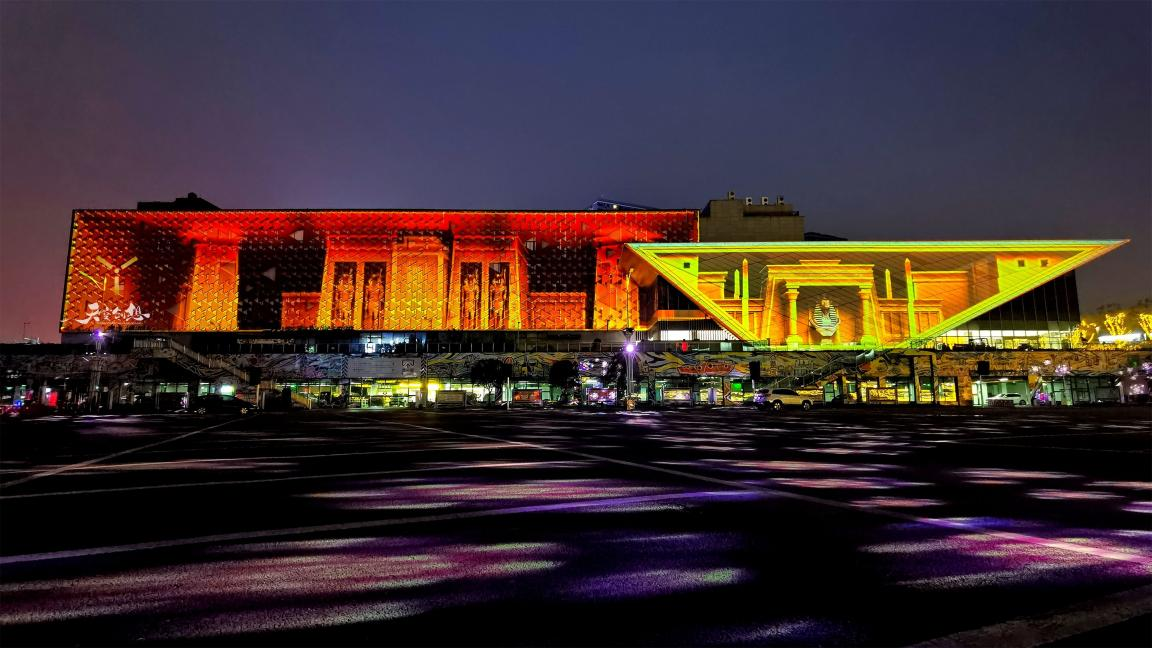 寸灘國(guó)際絲路花街建筑光影秀(圖11)