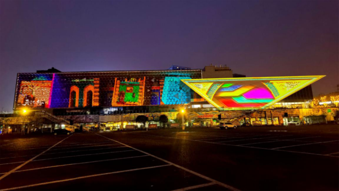 寸灘國(guó)際絲路花街建筑光影秀(圖14)