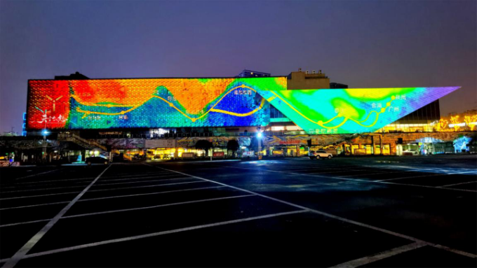 寸灘國際絲路花街建筑光影秀于7月1日開街上演啦！(圖16)